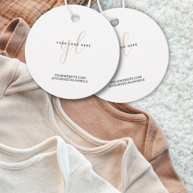 Logo-Packungsfirma für kleine Unternehmen Geschenkanhänger (Von Creator hochgeladen)