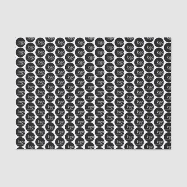 LOGO-PATTERN BUSINESS GIFT-PAKET SEIDENPAPIER (Vorderseite)