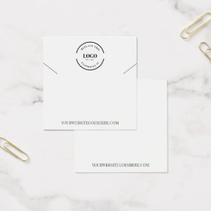 Logo personnalisable site web Porte-collier bijoux