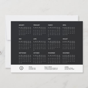 Logo Personnalisé 2024 Calendrier Faire-part de l'