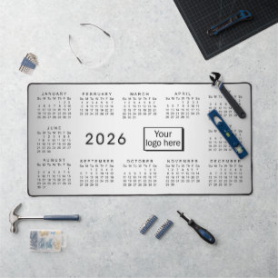 Logo personnalisé Blurred Grey Arrière - plan Cale