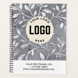 Logo Personnalisé Carnet promotionnel, gris argent