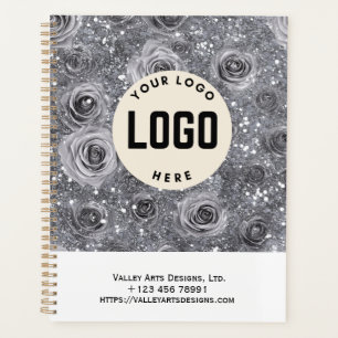 Logo Personnalisé Carnet promotionnel, gris argent