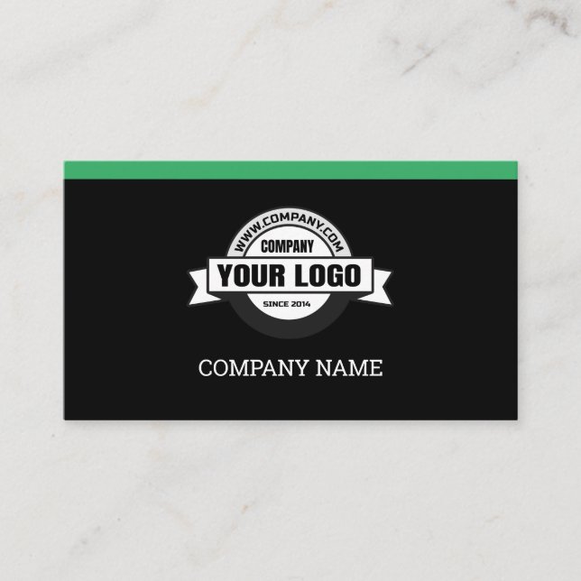 Logo personnalisé carte de visite moderne (Devant)