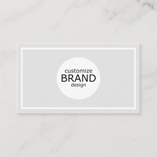 Logo personnalisé Carte de visite professionnel gr (Devant)