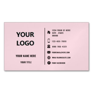 Logo personnalisé Conception du texte Votre aimant
