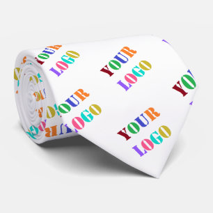 Logo Personnalisé Couleurs Photo Cravate Don promo