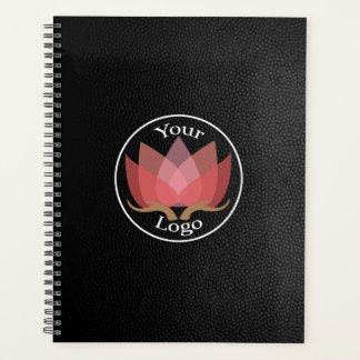 LOGO personnalisé en cuir noir