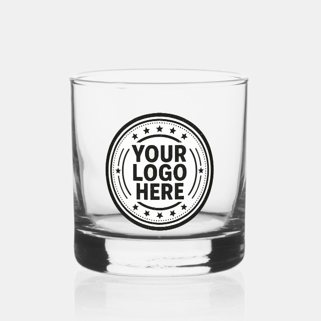 Logo personnalisé en verre Whiskey (Recto)