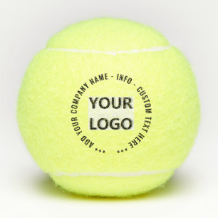 Logo personnalisé et texte Vos balles de tennis pe
