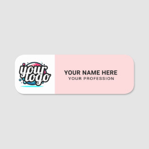 Logo personnalisé Étiquette d'identification emplo