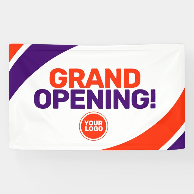 logo personnalisé modèle grand ouverture bannière  (Horizontal)