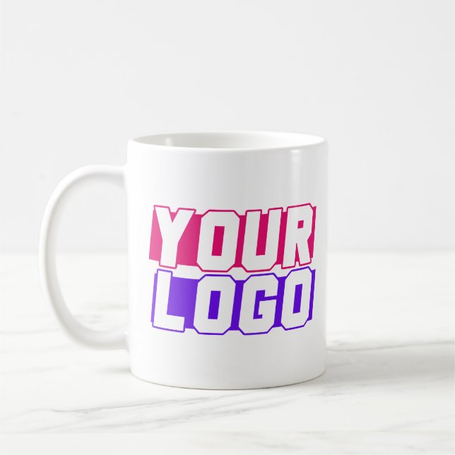 Logo Personnalisé Mug Logo Personnalisé (Gauche)