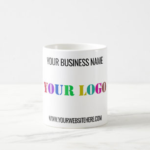 Logo Personnalisé Nom Photo Site Mug - Promotionne