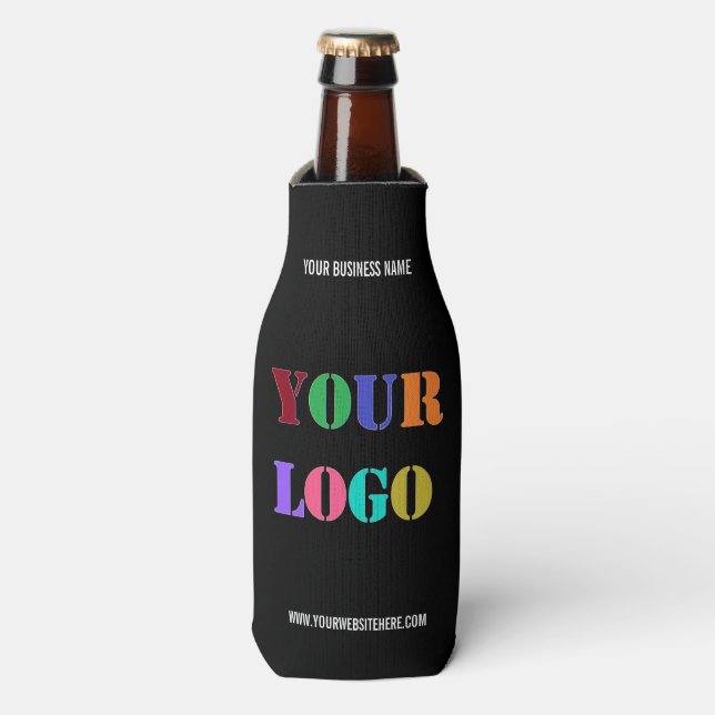Logo personnalisé ou Photo Texte Glacière Votre co (Bottle Devant)