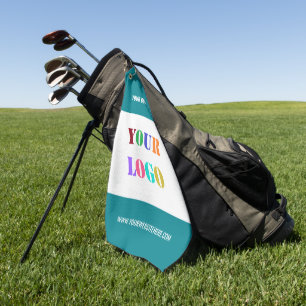 Logo personnalisé Photo et texte Golf Serviette de