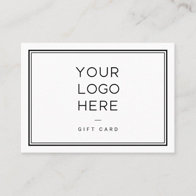 Logo personnalisé professionnel | Certificat cadea (Devant)