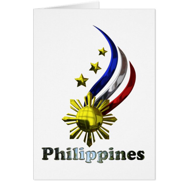 Logo philippin original. Mabuhay Pilipinas ! (Devant)