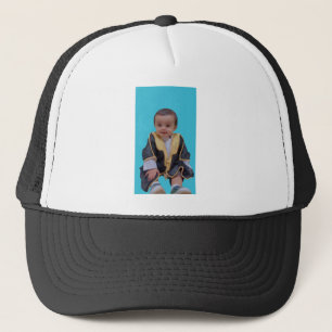 Logo photo bébé design sur casquette
