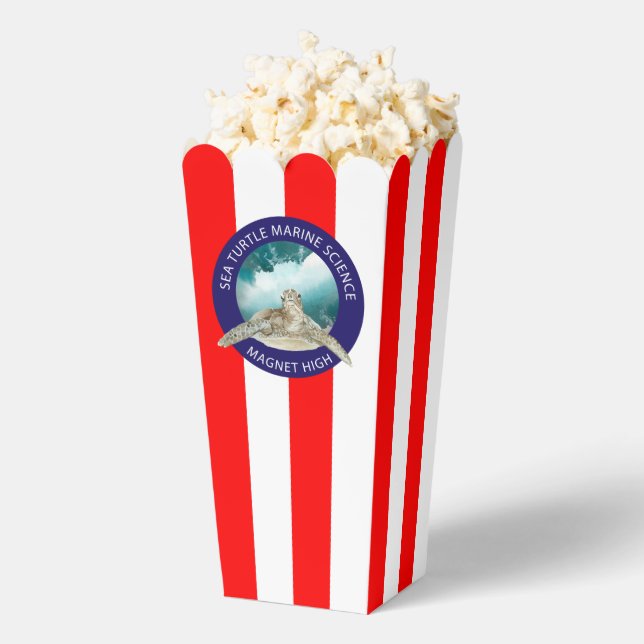 Logo-Popcorn für besondere Veranstaltungen Geschenkschachtel (Geplatzt)