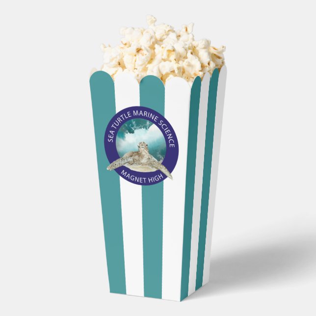 Logo-Popcorn für besondere Veranstaltungen Geschenkschachtel (Geplatzt)