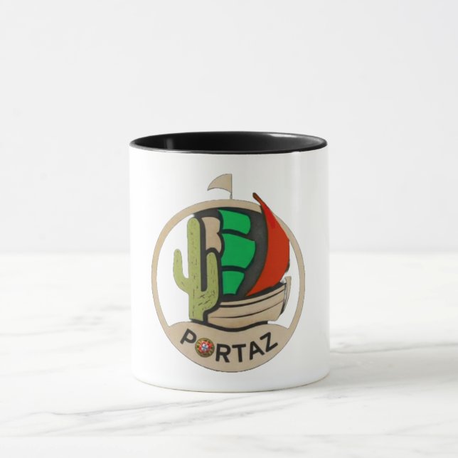 Logo PortAZ 2 design sur mug (Centre)
