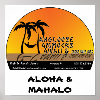 Logo-Poster des Unternehmens Poster