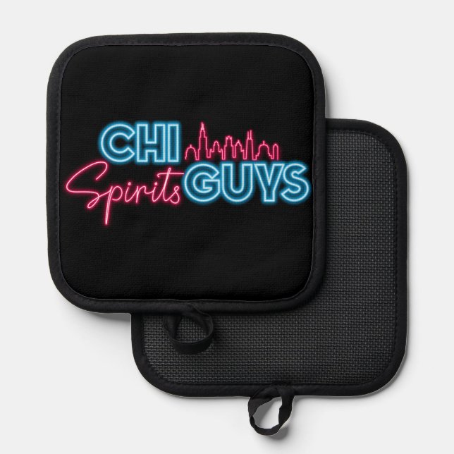 Logo-Pothalter Topflappen (Vorderseite/Rückseite)