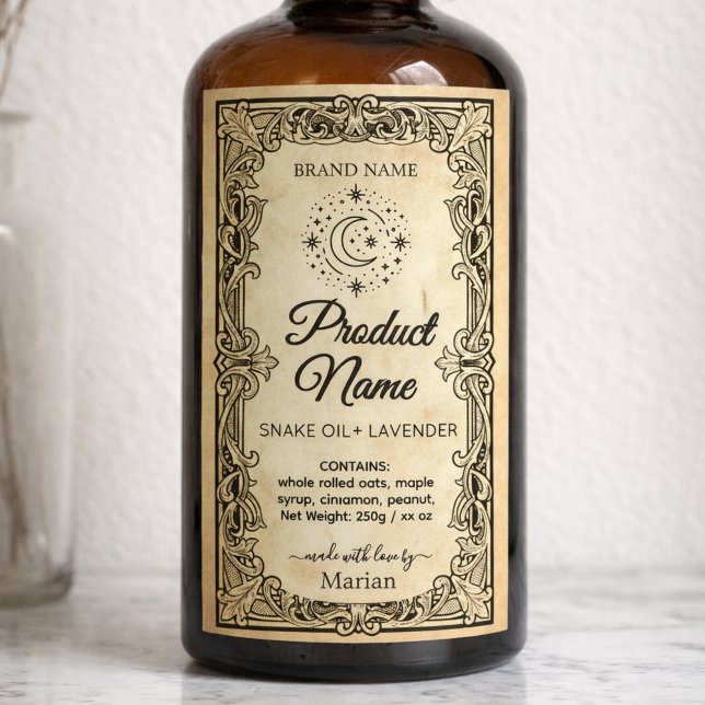 Logo Potion Vintage Apothecary Labels  Weinetikett (Von Creator hochgeladen)