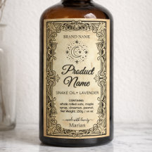 Logo Potion Vintage Apothekenetiketten