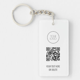 Logo professionnel de code QR noir et blanc