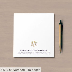 Logo professionnel personnalisé du Bloc-notes