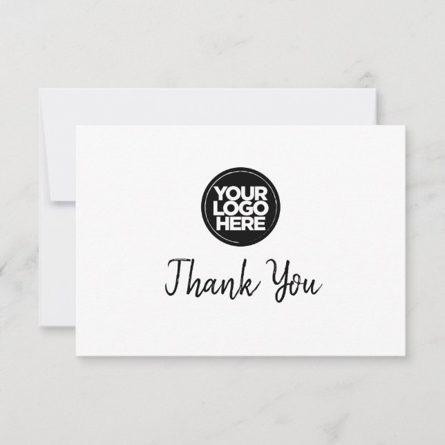 Logo Professionnel Personnalisé Et Carte de remerc (Devant)