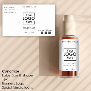 Logo professionnel personnalisé et Étiquette de Mo