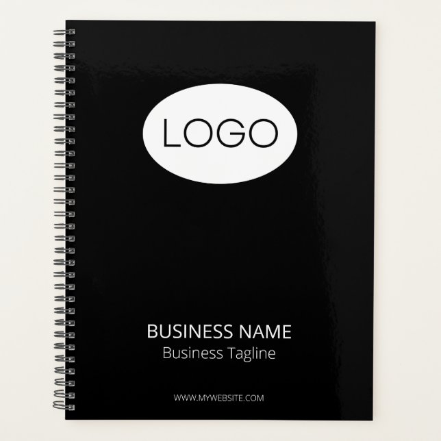 Logo professionnel personnalisé, Noir moderne (Devant)