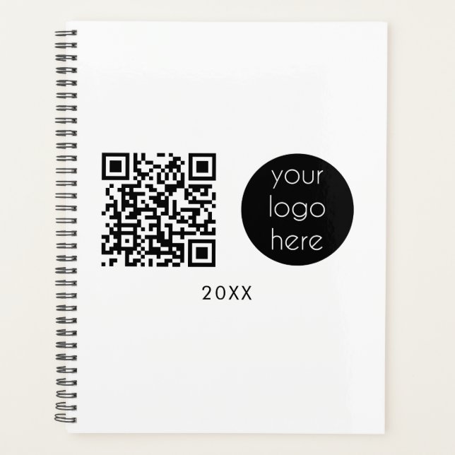 Logo professionnel QR Code et texte (Devant)