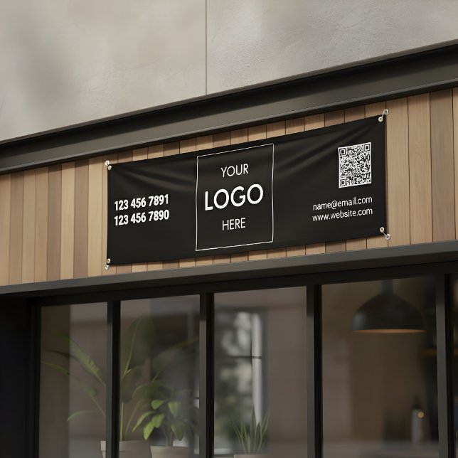 Logo QR Code Bannière moderne (Créateur téléchargé)