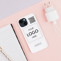 Logo QR Code Business Beruflich iPhone Case