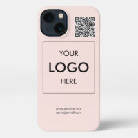 Logo QR Code Business Beruflich iPhone Case