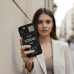 Logo QR Code Business Beruflich iPhone Case iPhone Hülle