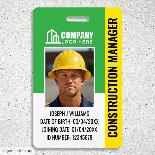 Logo-QR-Code für benutzerdefinierte Baustelle-ID Ausweis (Von Creator hochgeladen)
