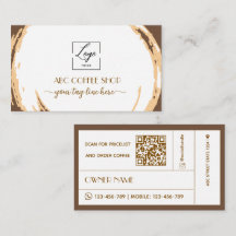 LOGO QR-Code für modernes Kunsthandwerk Kaffeehaus