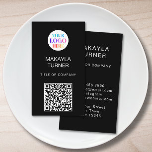 Logo QR-Code Geschäft Professionell Visitenkarte