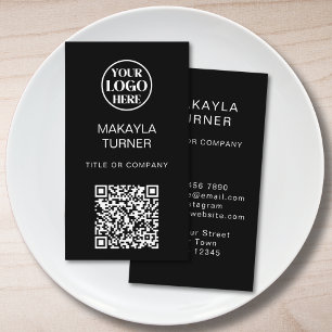 Logo QR-Code Geschäft Professionell Visitenkarte