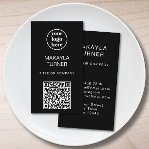 Logo QR-Code Geschäft Professionell Visitenkarte