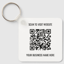 Logo-QR-Schlüsselanhänger Schlüsselanhänger