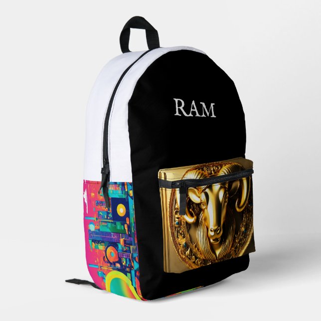 Logo RAM Warriors Sac à dos (Coin arrière gauche)