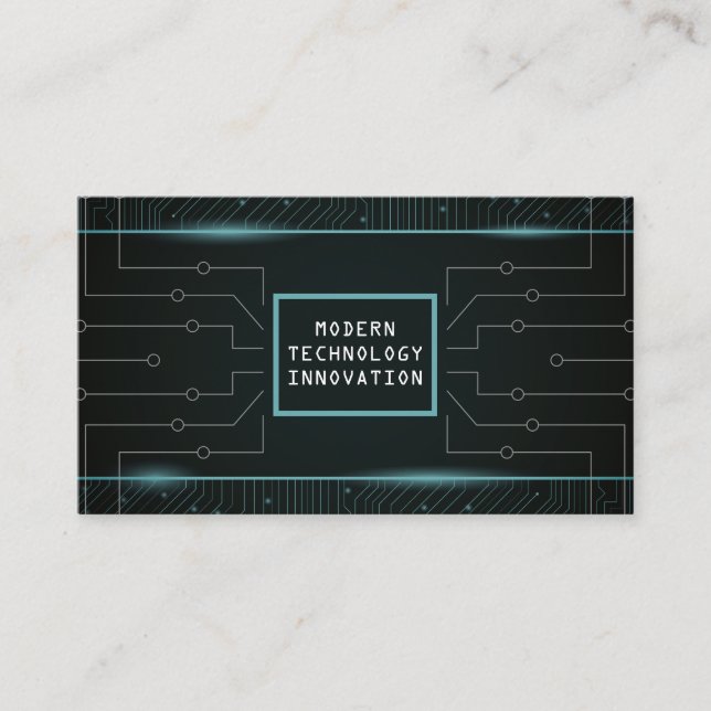 Logo réseau | Carte de visite de la technologie de (Devant)