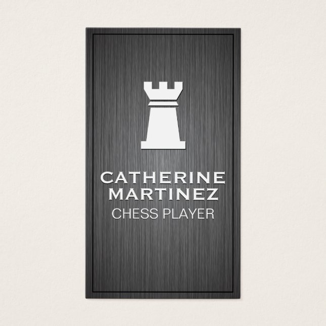 Logo Rook | Arrière - plan métallique (Devant)