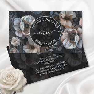 Logo "Rosa Blume" Visitenkarte